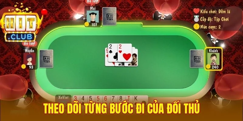 Theo dõi từng bước đi của đối thủ