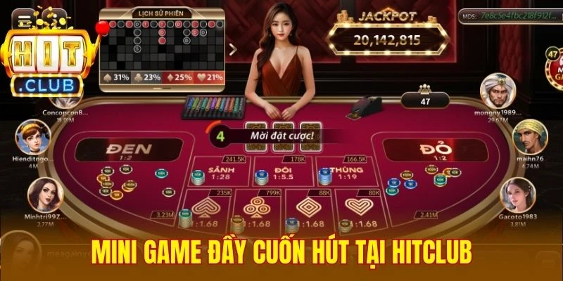 Mini game đầy cuốn hút tại Hitclub