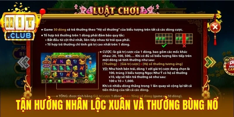 Tận hưởng nhân lộc Xuân và thưởng bùng nổ
